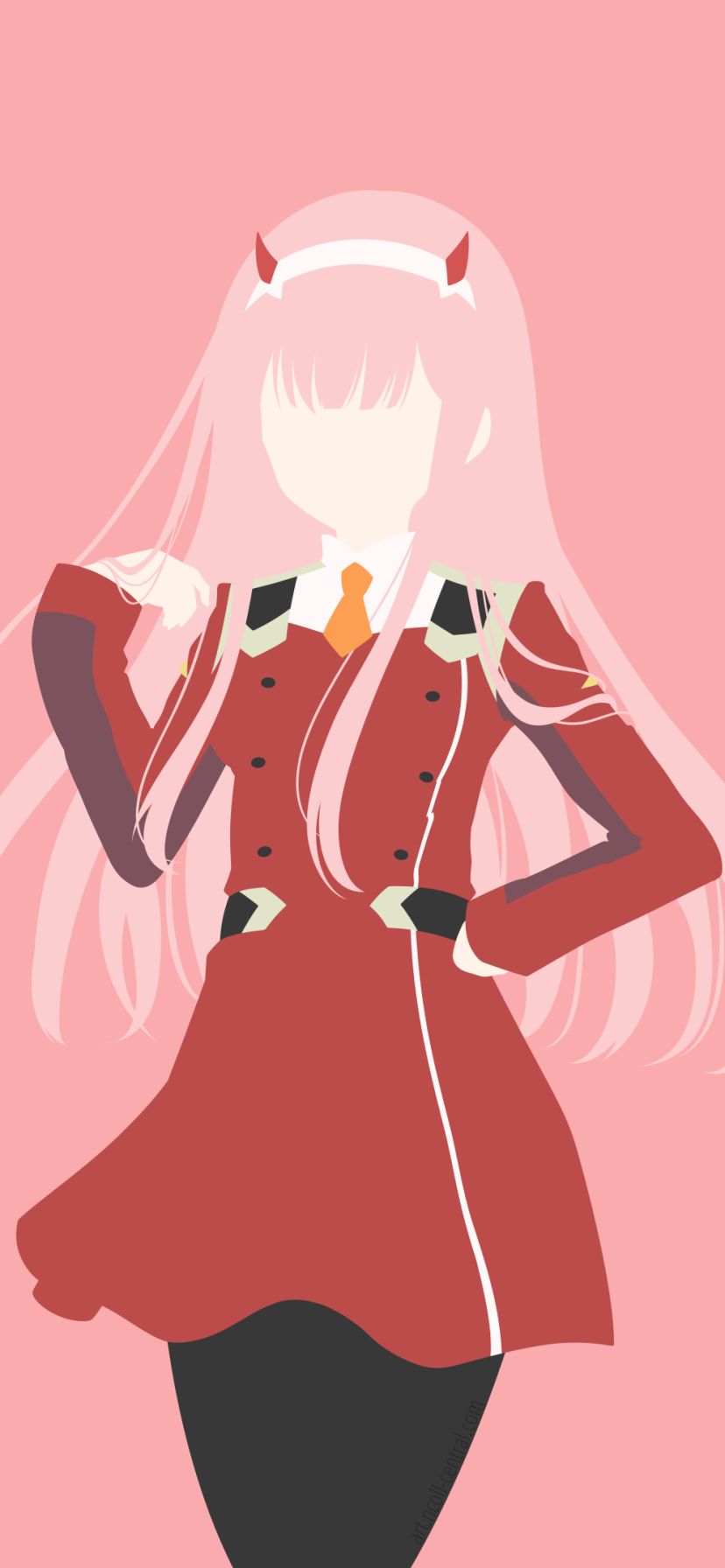 Handy-Wallpaper Animes, Darling In The Franxx, Zero Two (Liebling Im Franxx) kostenlos herunterladen.