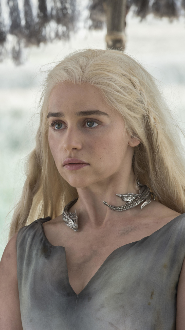 Handy-Wallpaper Fernsehserien, Game Of Thrones: Das Lied Von Eis Und Feuer, Daenerys Targaryen, Emilia Clarke kostenlos herunterladen.