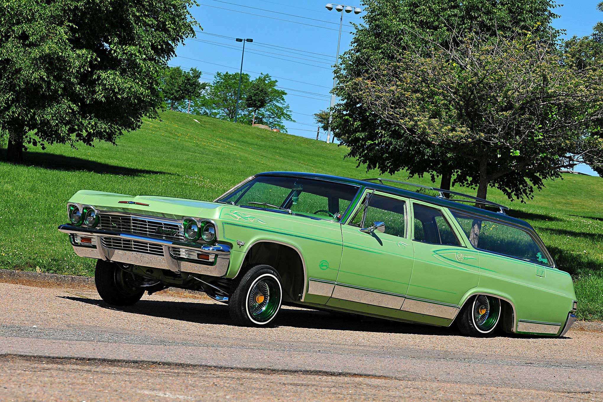 Free download wallpaper Lowrider, Vehicles, Chevrolet Impala Wagon on your PC desktop