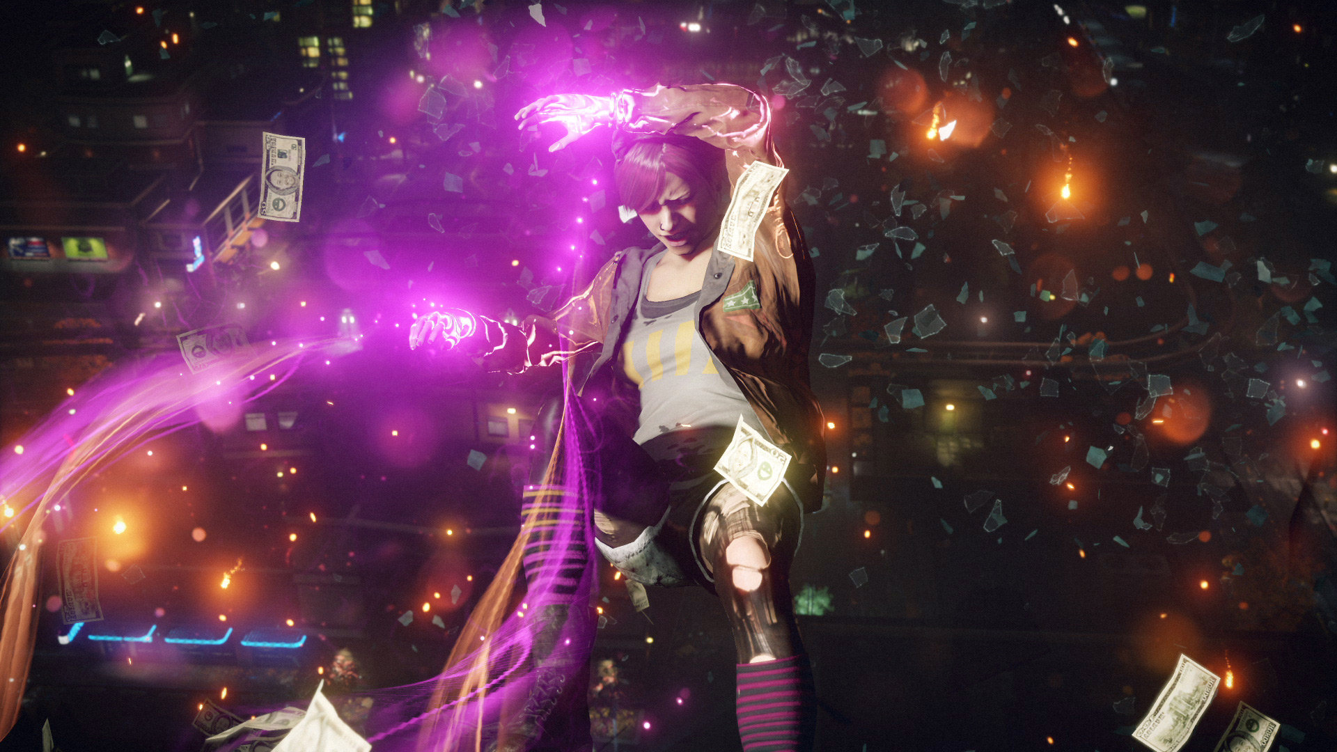 Los mejores fondos de pantalla de Infamous: First Light para la pantalla del teléfono