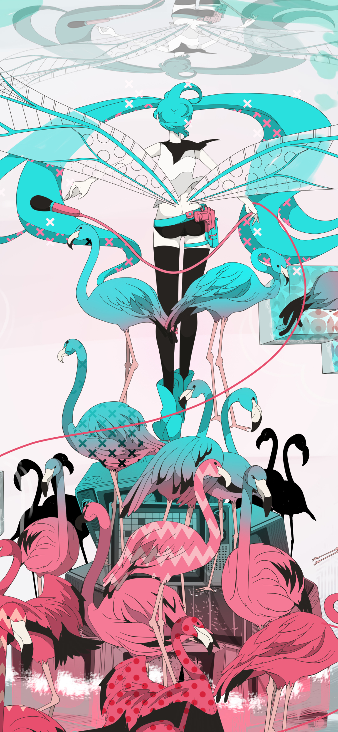 Handy-Wallpaper Vocaloid, Hatsune Miku, Animes kostenlos herunterladen.