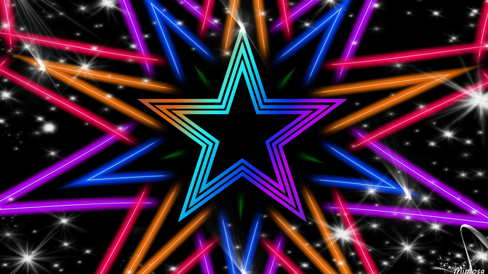 Download mobile wallpaper Abstract, Colorful, Shapes, Star, Geometry for free.