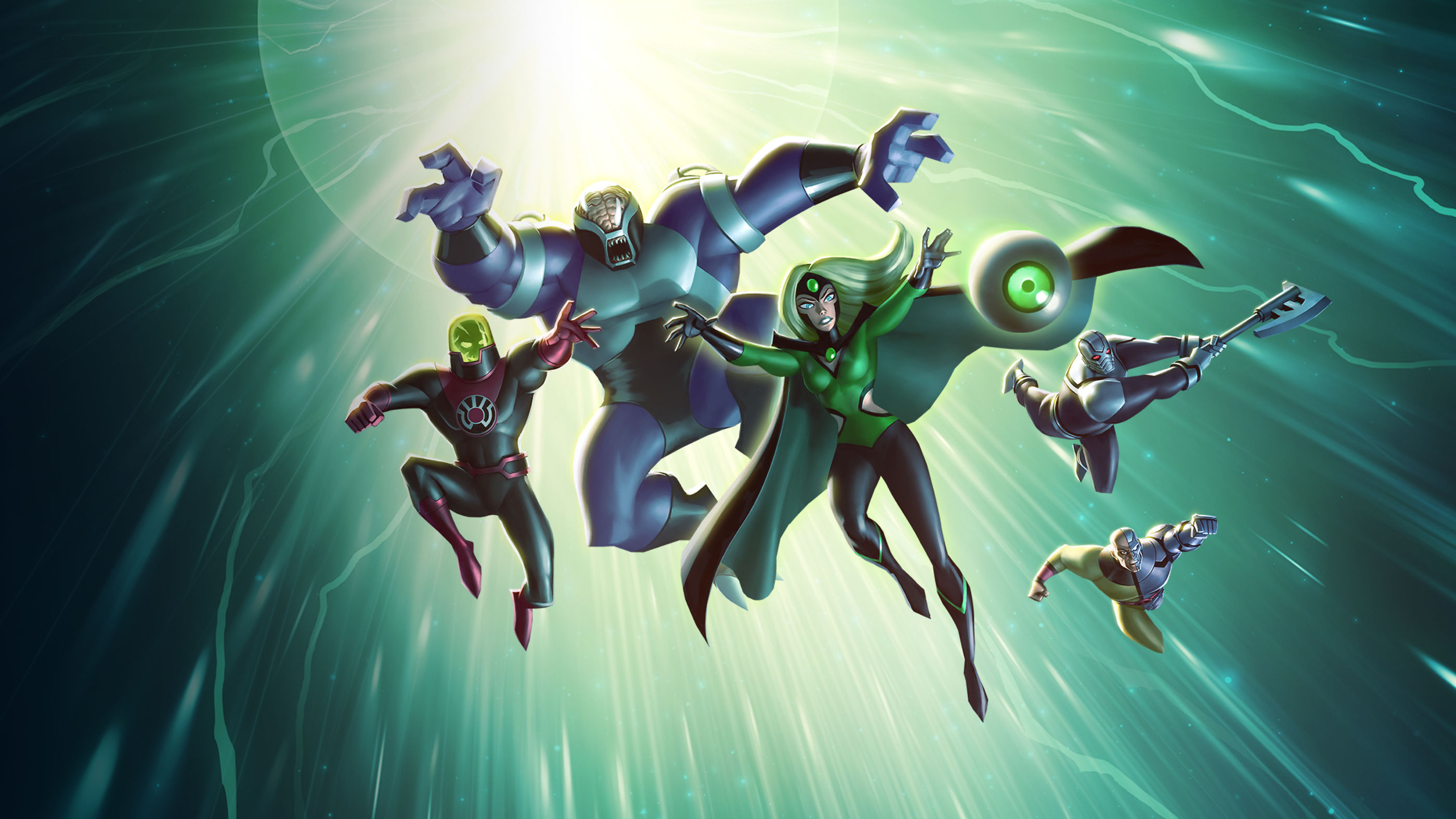 Die besten Justice League Vs The Fatal Five-Hintergründe für den Telefonbildschirm