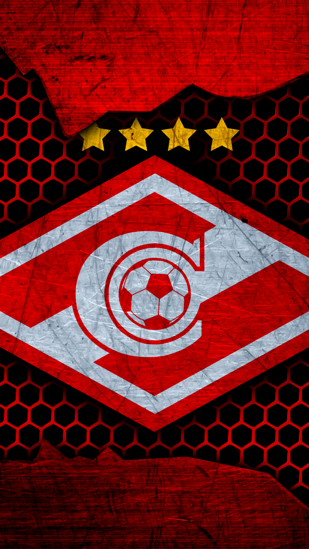 Handy-Wallpaper Sport, Fußball, Logo, Emblem, Spartak Moskau kostenlos herunterladen.