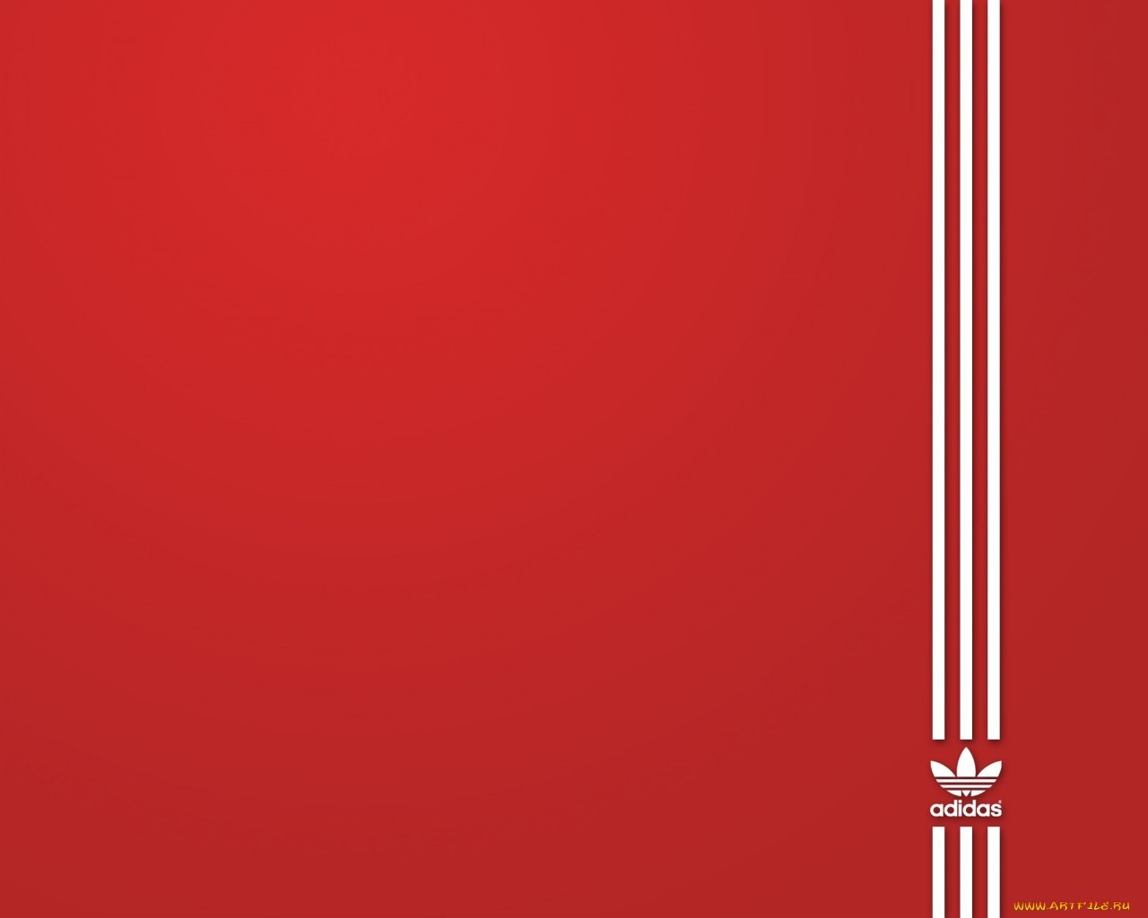 adidas, brands, logos, background, red