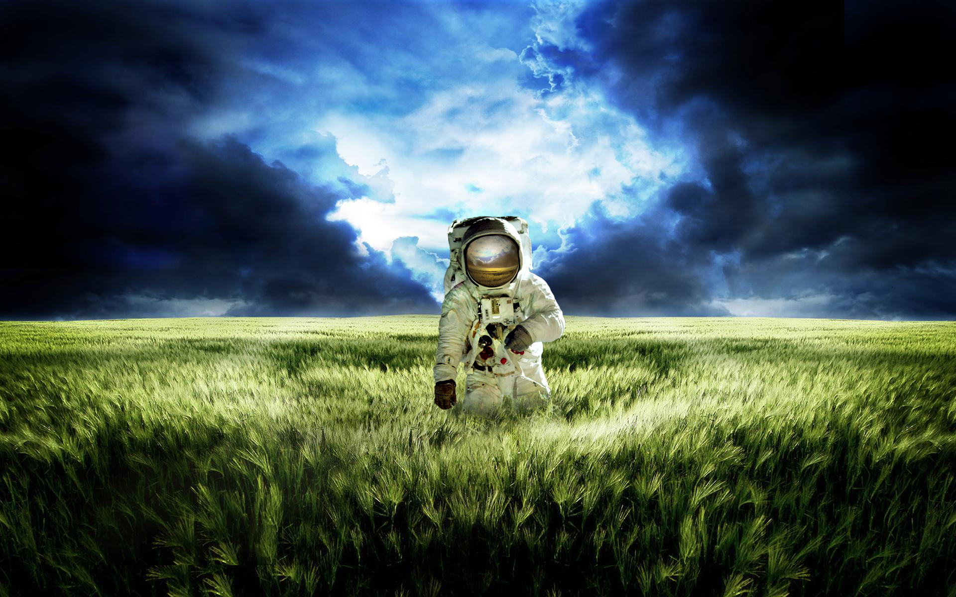 555061 Bild herunterladen astronaut, science fiction - Hintergrundbilder und Bildschirmschoner kostenlos