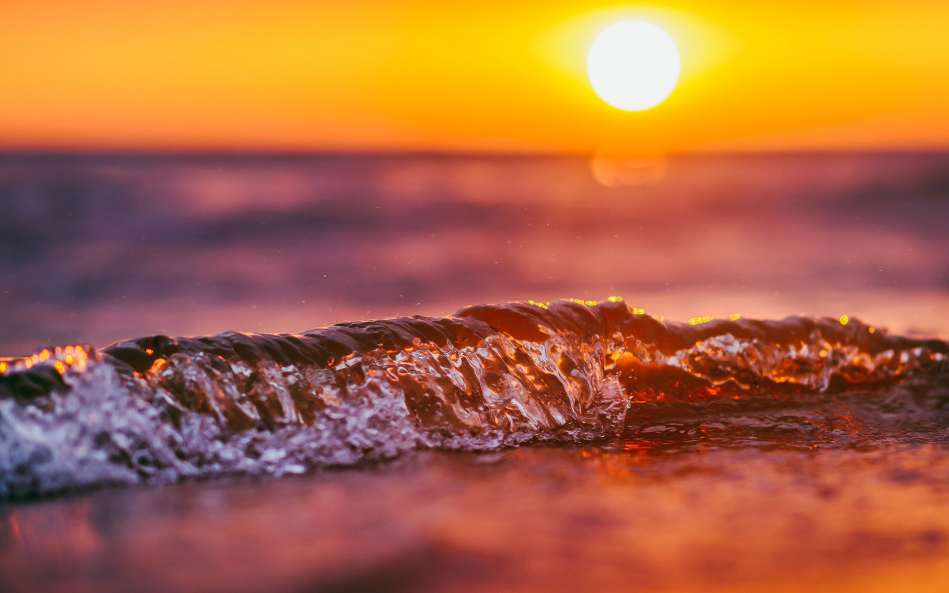Laden Sie das Wasser, Makro, Welle, Meer, Sonnenuntergang, Erde/natur-Bild kostenlos auf Ihren PC-Desktop herunter