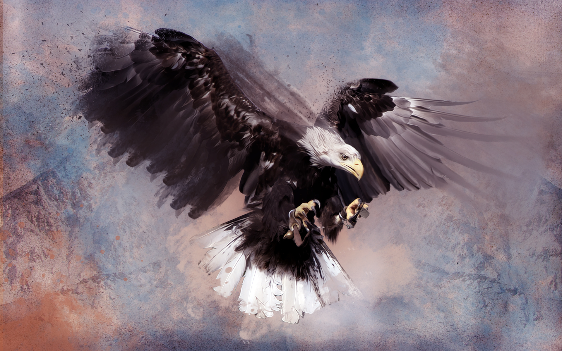 Download mobile wallpaper Eagle, Bird, Birds, Animal for free.