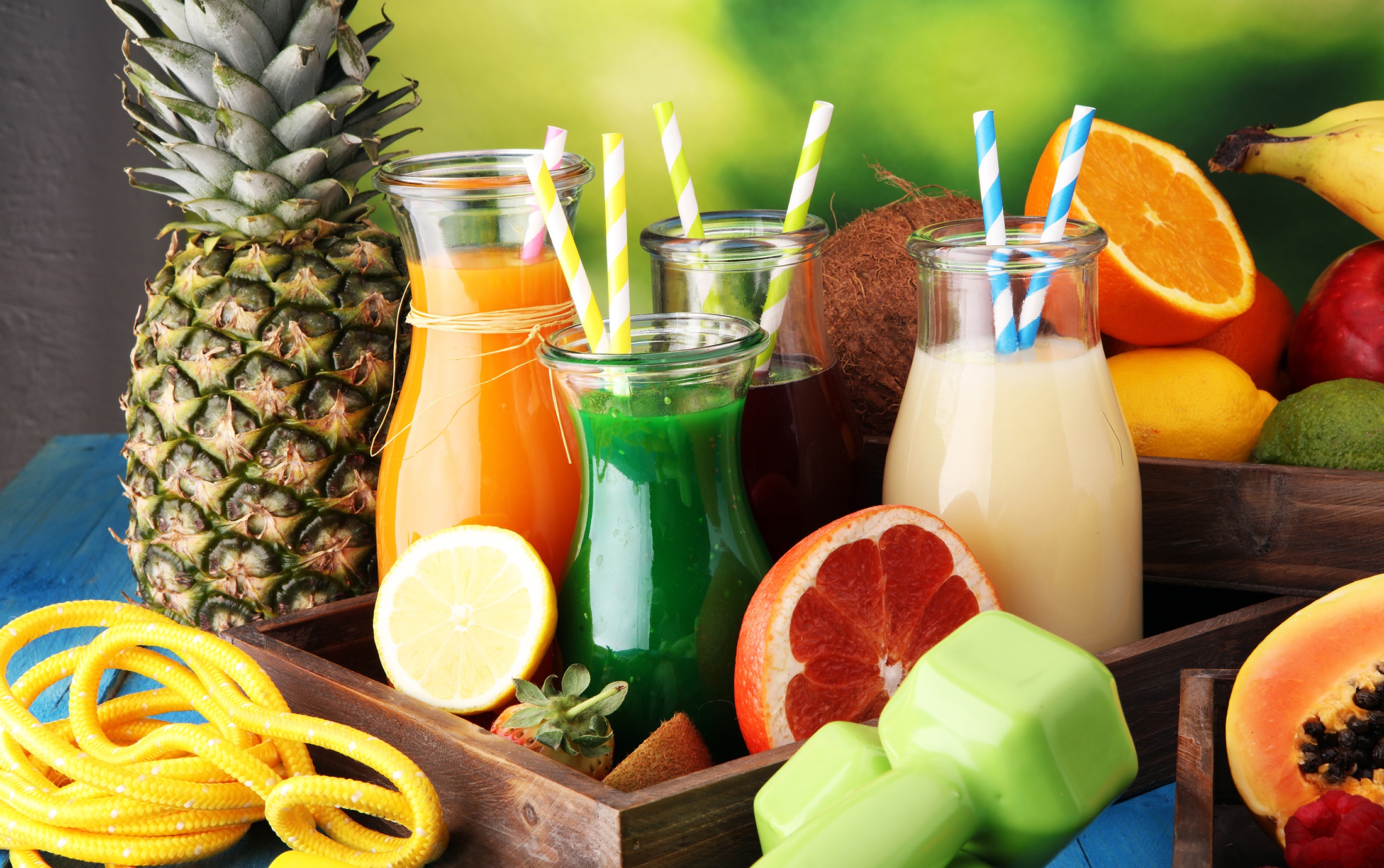 Laden Sie das Ananas, Frucht, Cocktail, Saft, Nahrungsmittel, Getränk-Bild kostenlos auf Ihren PC-Desktop herunter