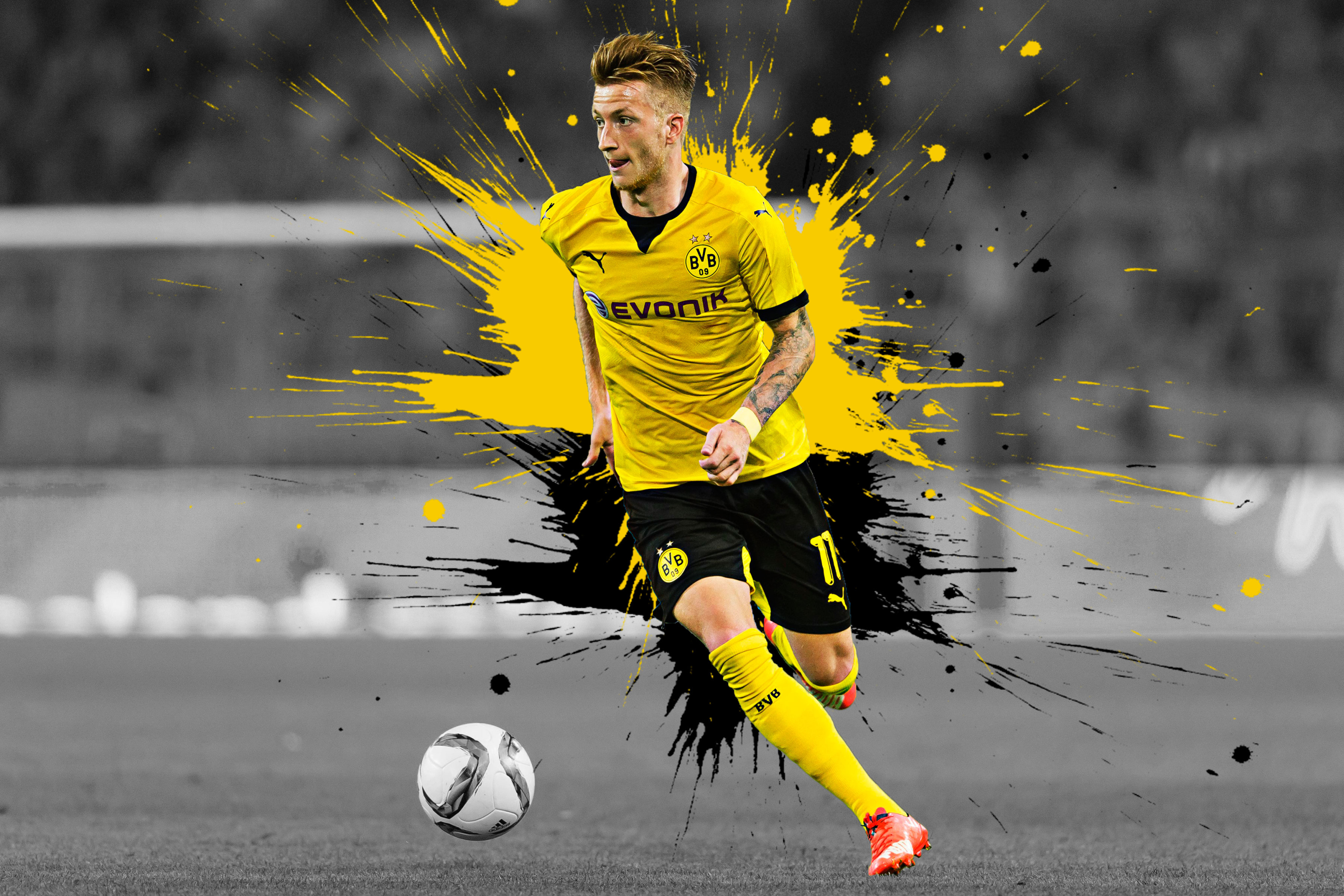 Laden Sie das Sport, Fußball, Deutsch, Borussia Dortmund, Marco Reus-Bild kostenlos auf Ihren PC-Desktop herunter