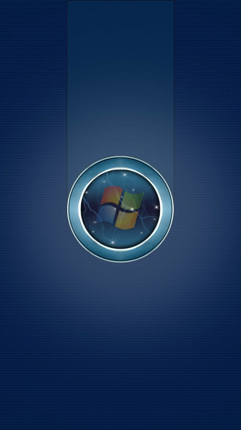 Handy-Wallpaper Microsoft, Fenster, Kreis, Technologie, Logo, Kugel, Windows 7 kostenlos herunterladen.