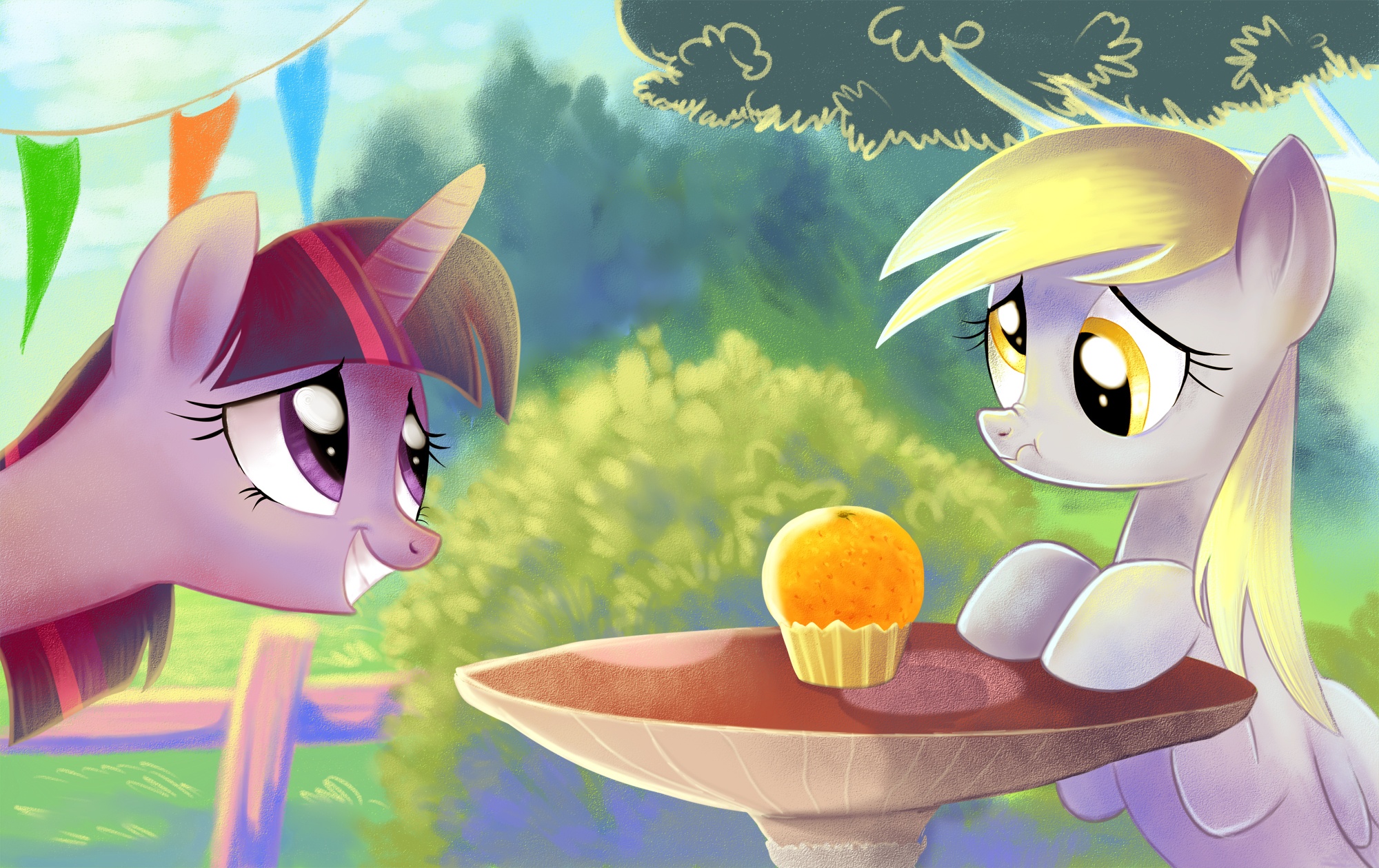 Free download wallpaper My Little Pony, Twilight Sparkle, Tv Show, My Little Pony: Friendship Is Magic, Derpy Hooves on your PC desktop
