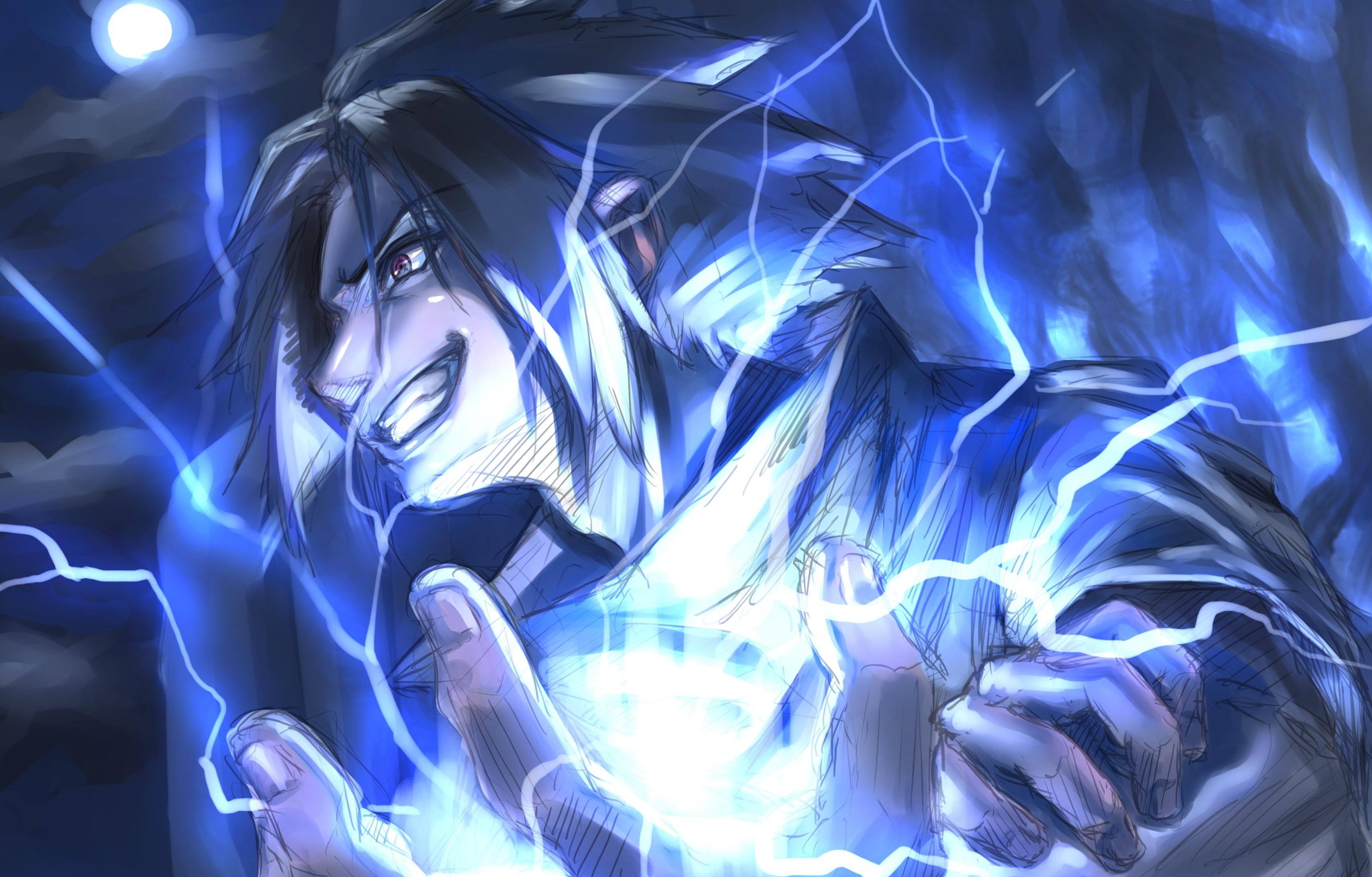 Download mobile wallpaper Anime, Naruto, Sasuke Uchiha for free.