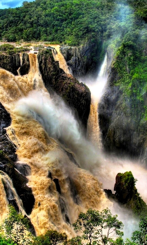 Handy-Wallpaper Wasserfälle, Wasserfall, Erde/natur kostenlos herunterladen.