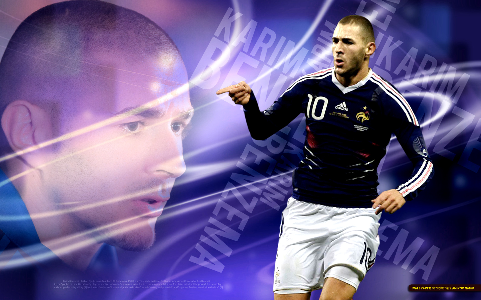 Download mobile wallpaper Sports, Soccer, Karim Benzema, France National Football Team for free.