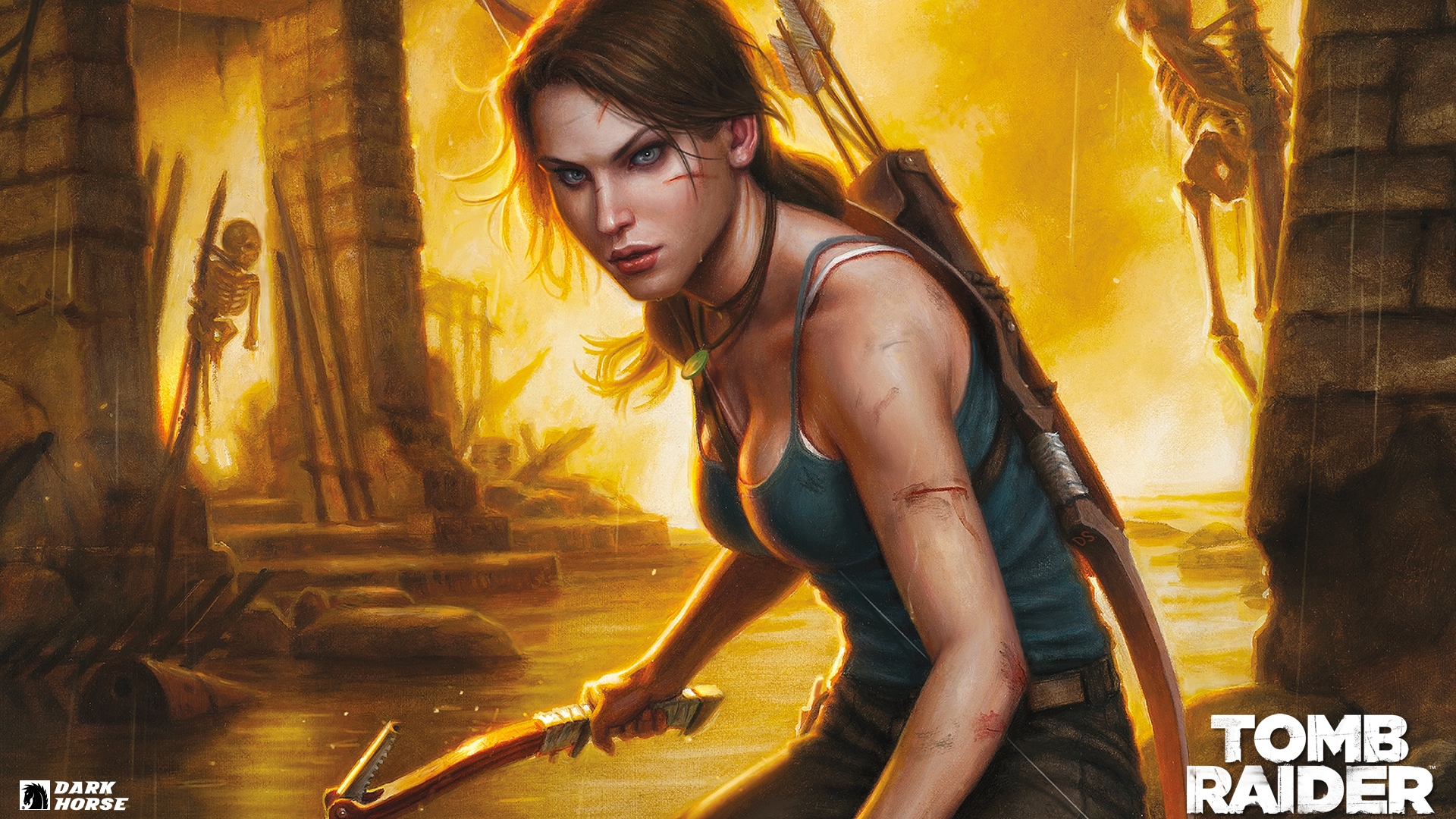 Laden Sie das Tomb Raider, Comics-Bild kostenlos auf Ihren PC-Desktop herunter