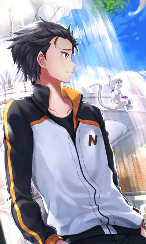 Descarga gratuita de fondo de pantalla para móvil de Animado, Re:zero Comenzando La Vida En Otro Mundo, Subaru Natsuki.