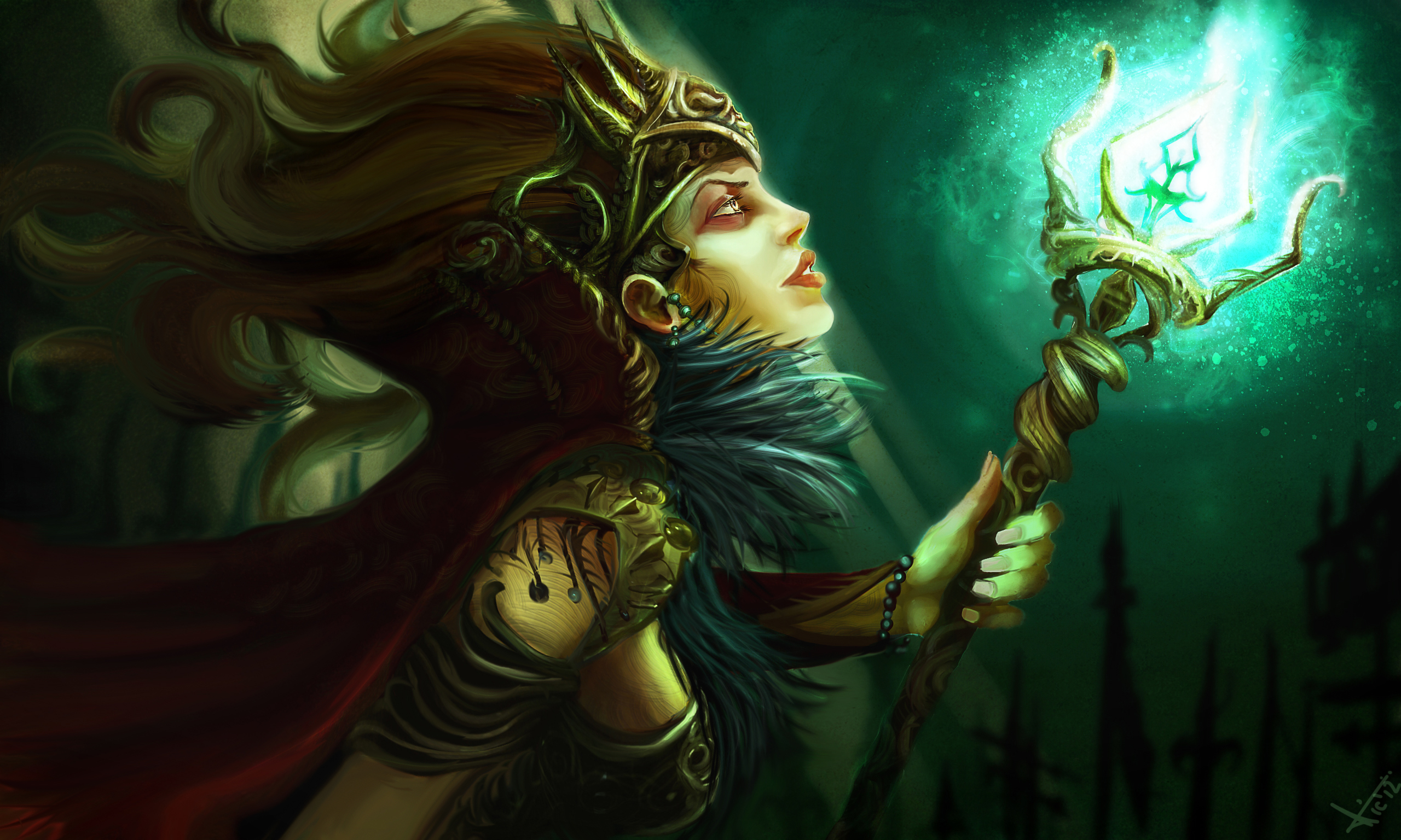 Download mobile wallpaper Fantasy, Witch for free.