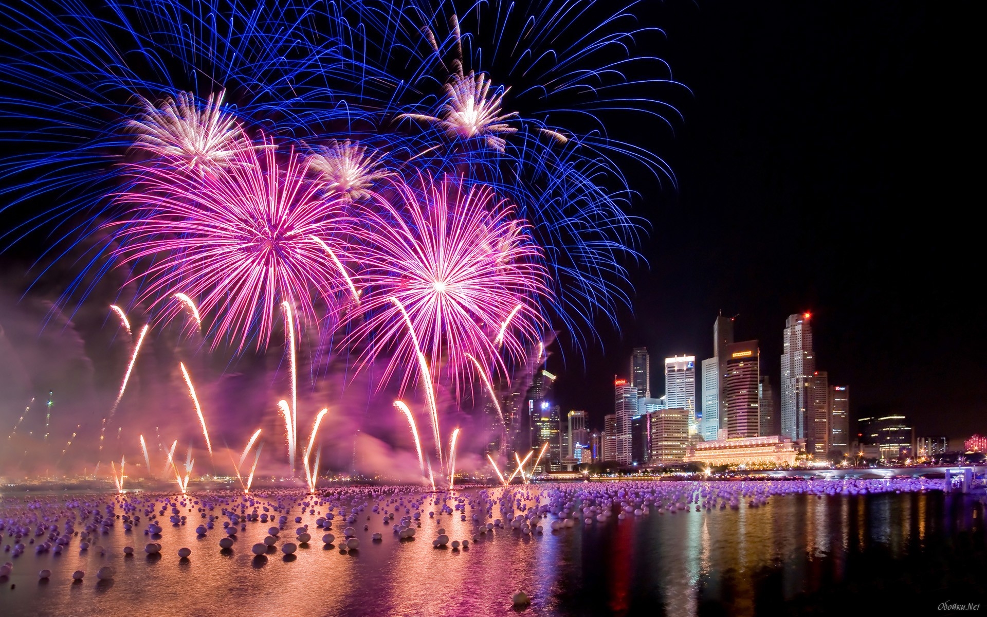 Free download wallpaper Fireworks, Photography on your PC desktop