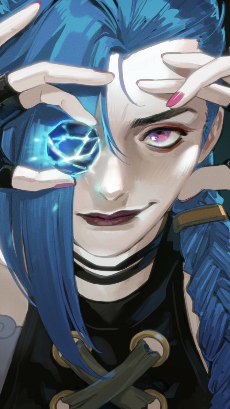 Download mobile wallpaper Tv Show, Jinx (League Of Legends), Arcane for free.