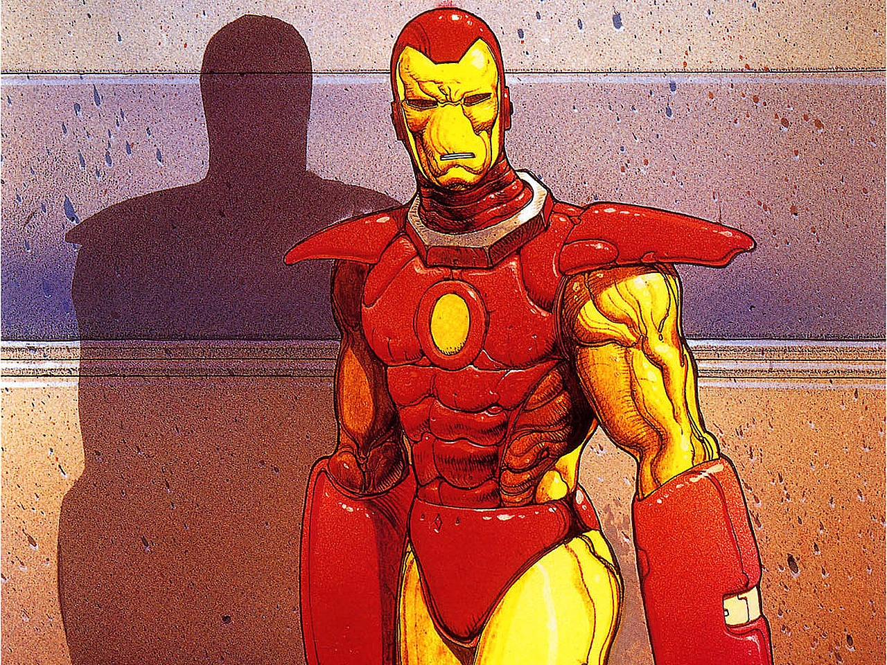 Handy-Wallpaper Iron Man, Comics kostenlos herunterladen.