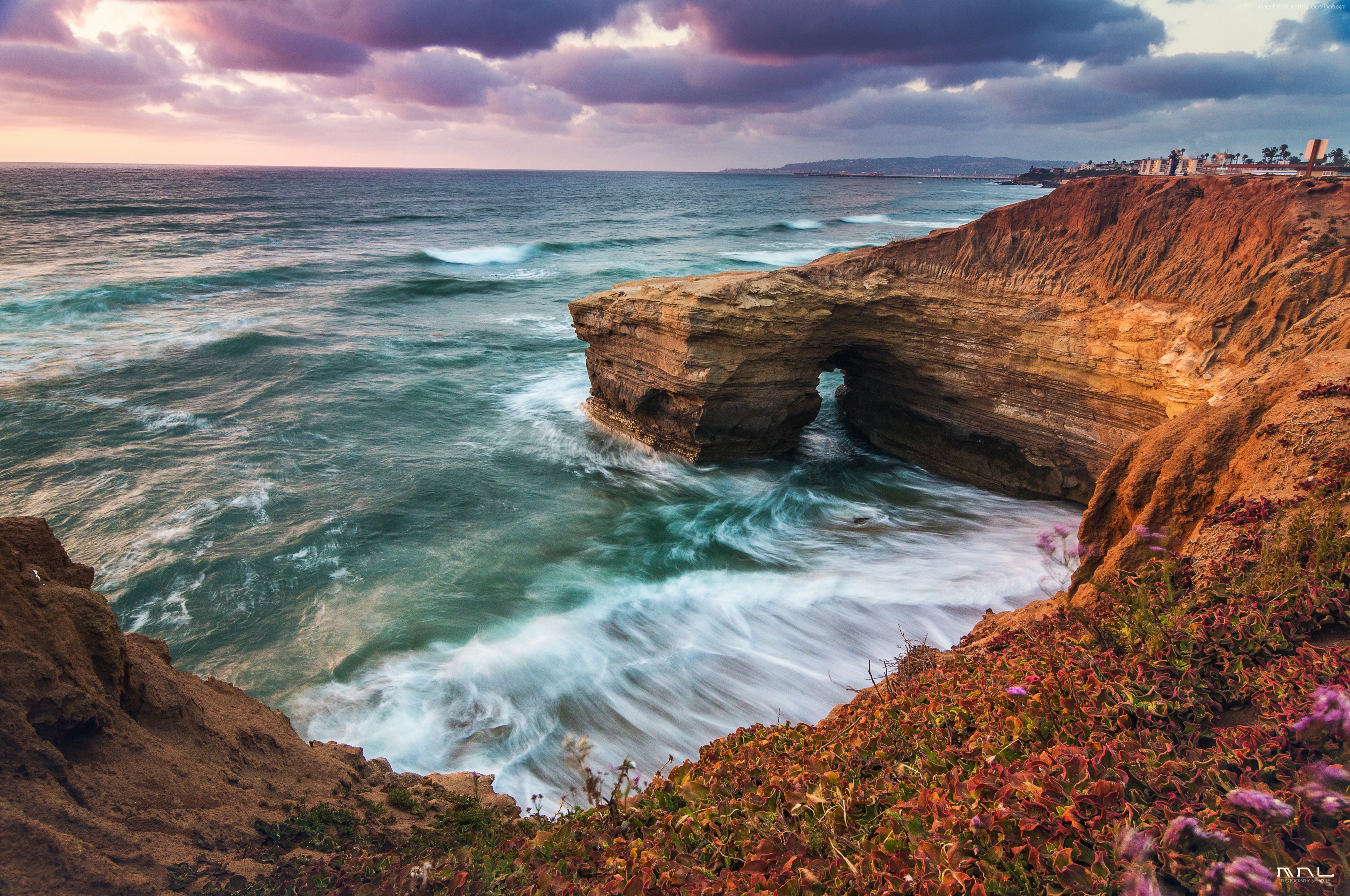 Laden Sie das Horizont, Küste, Ozean, Klippe, Kalifornien, Erde/natur, Corona Del März-Bild kostenlos auf Ihren PC-Desktop herunter