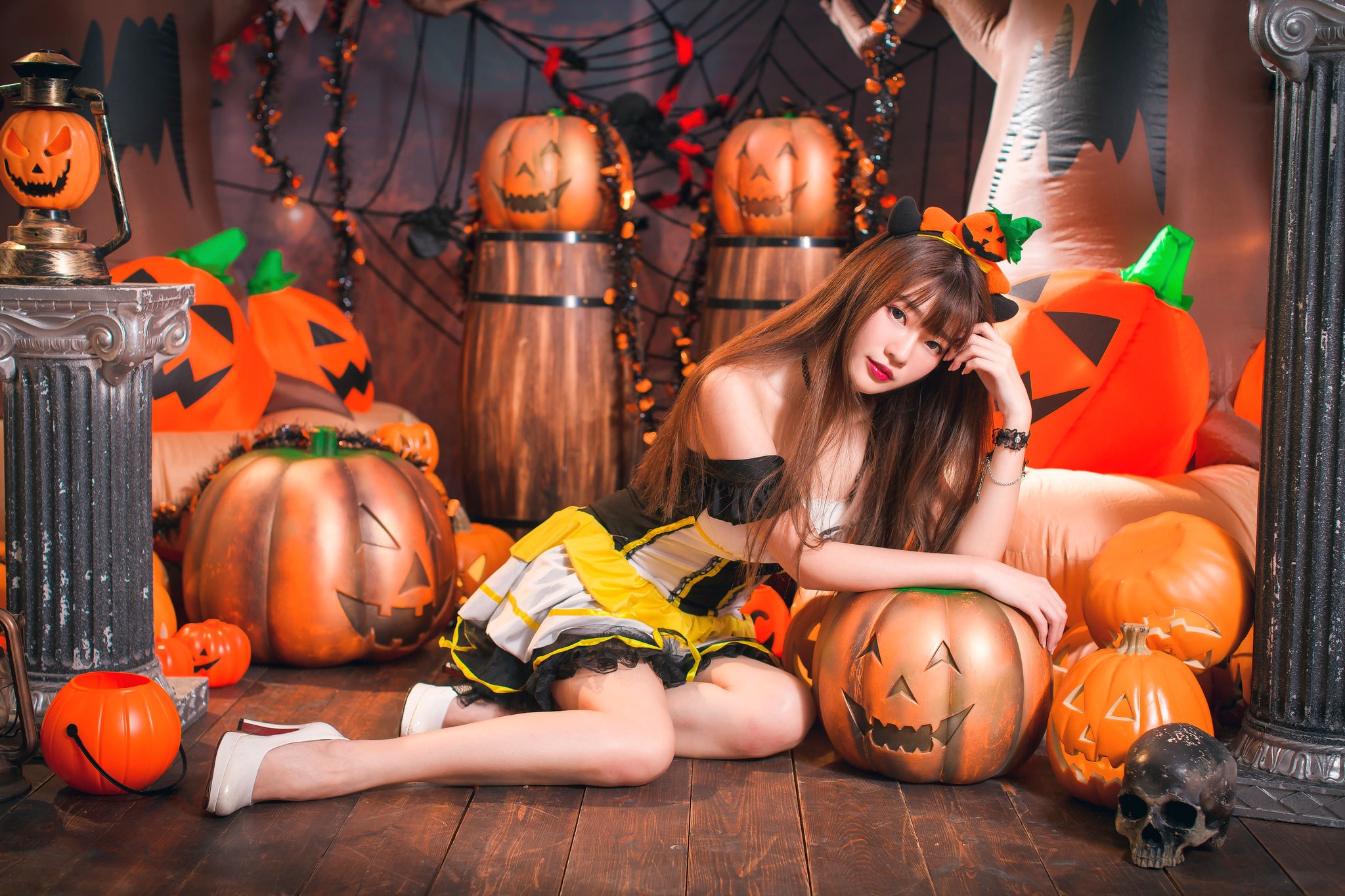 Download mobile wallpaper Halloween, Holiday, Asian for free.