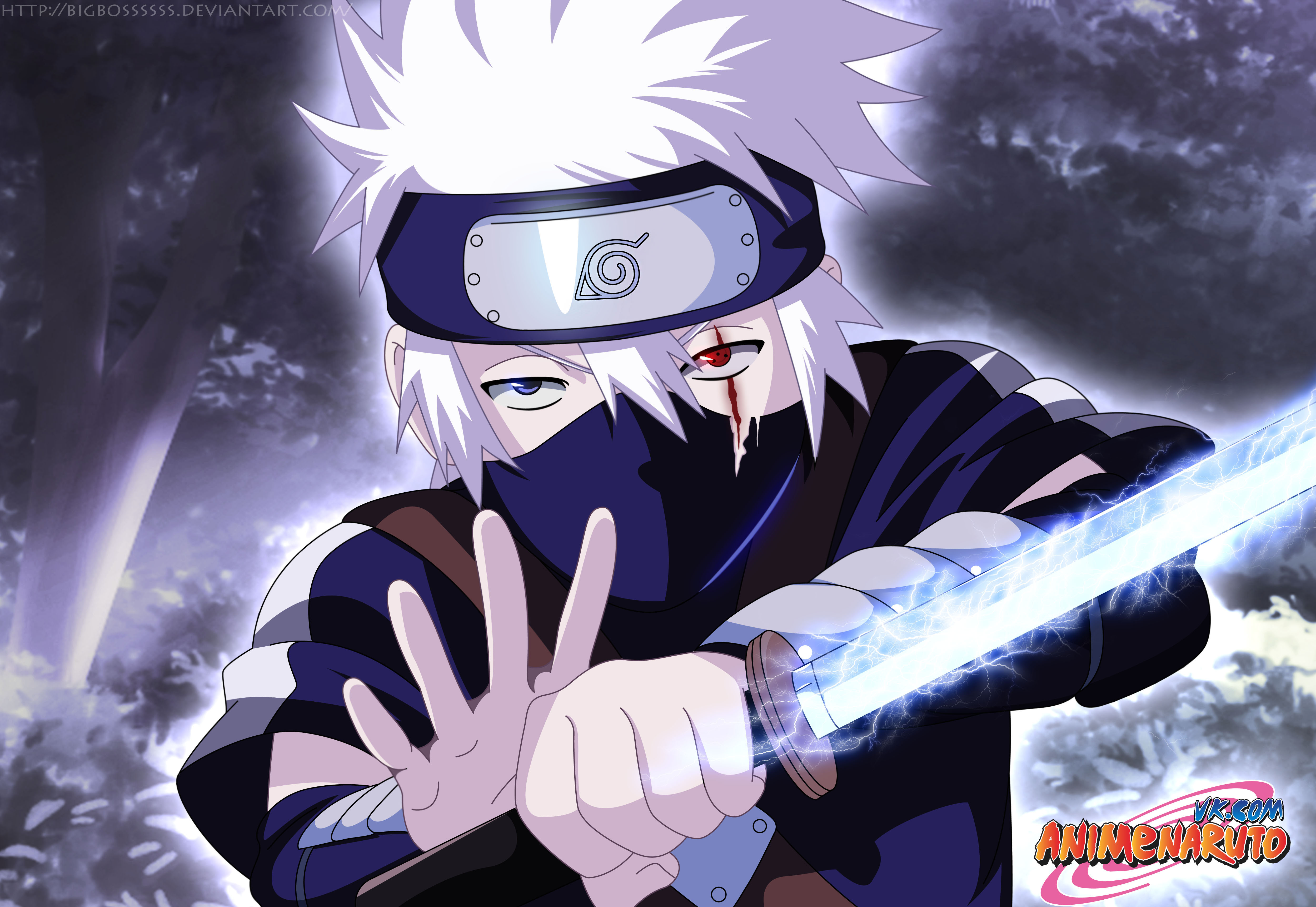 Handy-Wallpaper Naruto, Animes, Kakashi Hatake kostenlos herunterladen.