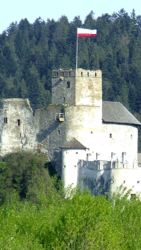 Download mobile wallpaper Castles, Man Made, Niedzica Castle for free.