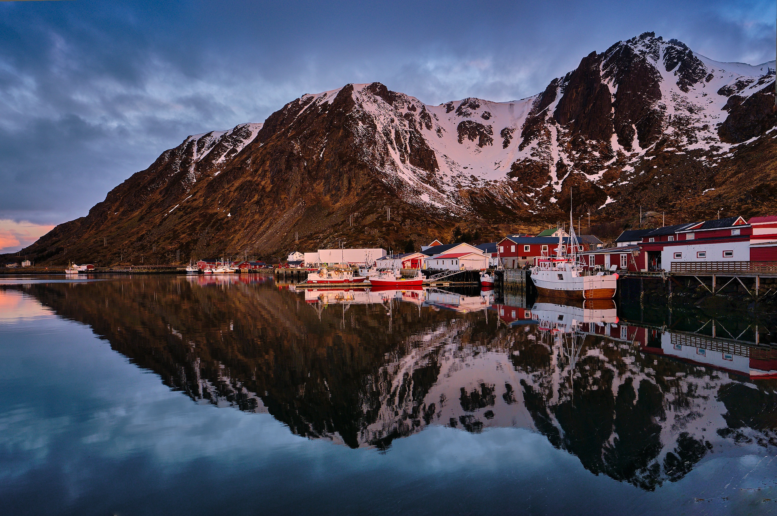 PCデスクトップに山, ノルウェー, 写真撮影, ロフォーテン諸島画像を無料でダウンロード