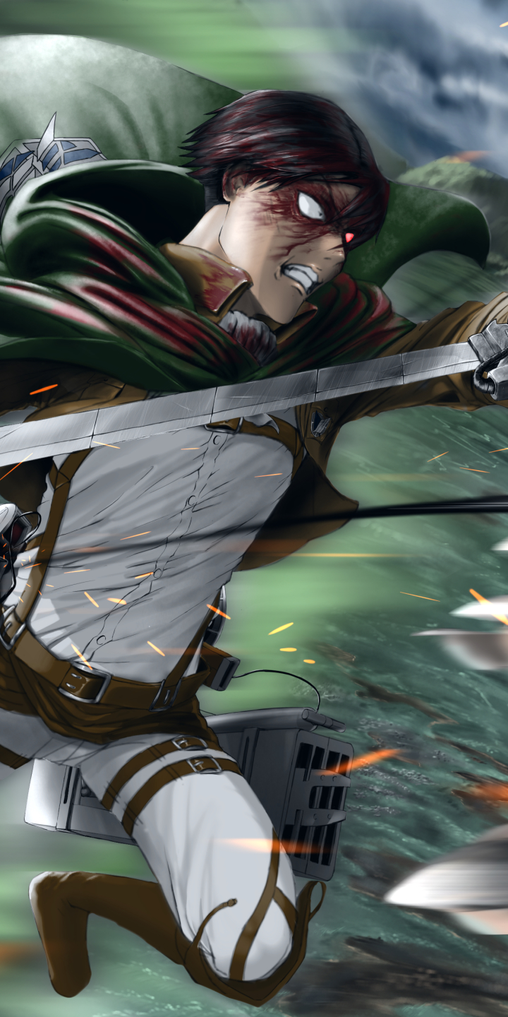 Handy-Wallpaper Animes, Attack On Titan, Levi Ackermann kostenlos herunterladen.