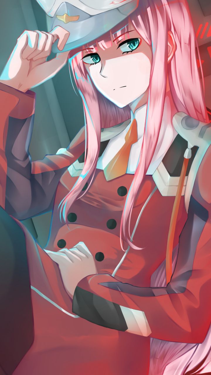 Handy-Wallpaper Animes, Darling In The Franxx, Zero Two (Liebling Im Franxx) kostenlos herunterladen.