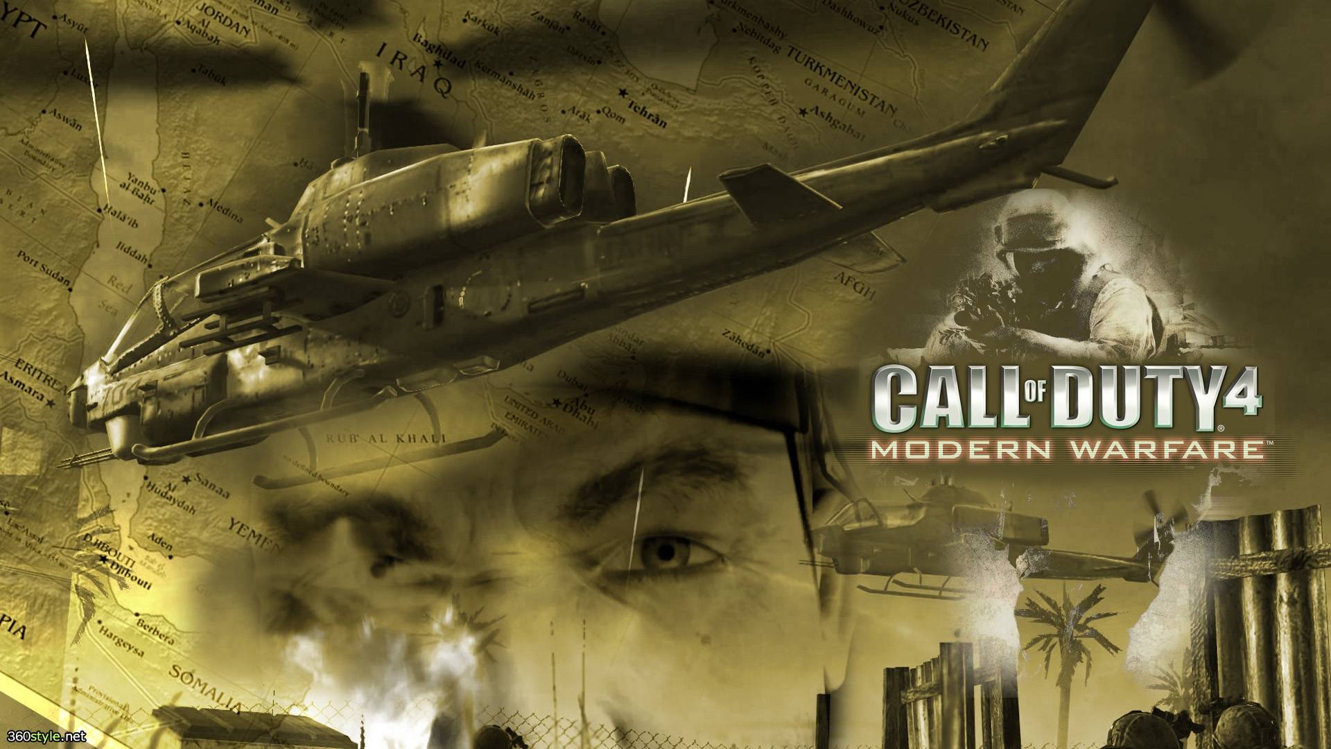 Скачати мобільні шпалери Вертоліт, Call Of Duty, Відеогра безкоштовно.