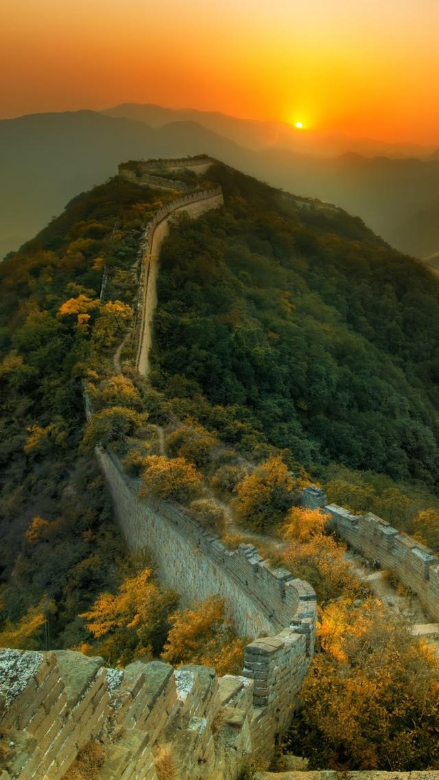 Скачать картинку Памятники, Великая Китайская Стена, Сделано Человеком в телефон бесплатно.
