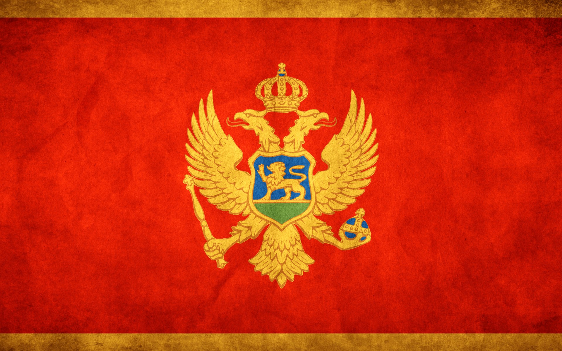 Baixar papel de parede para celular de Bandeira De Montenegro, Bandeiras, Miscelânea gratuito.