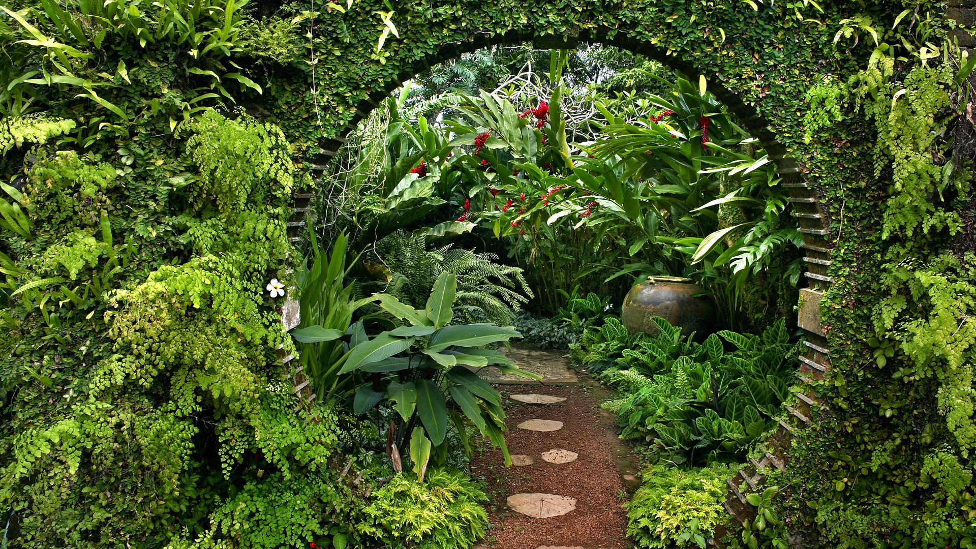 Free download wallpaper Garden, Man Made on your PC desktop