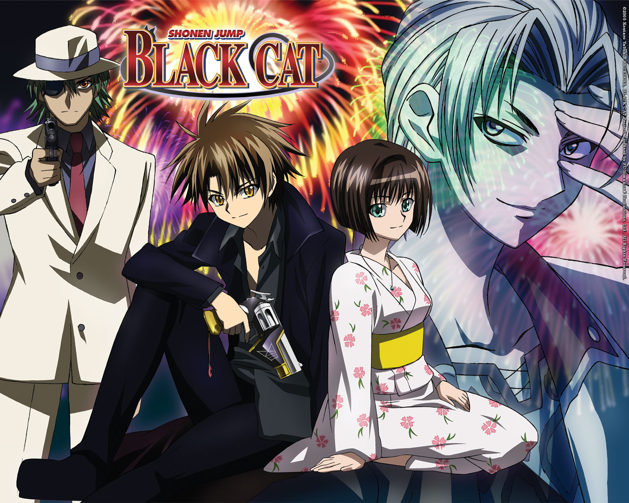Free download wallpaper Anime, Black Cat, Black Cat (Marvel Comics), Black Cat (Anime) on your PC desktop