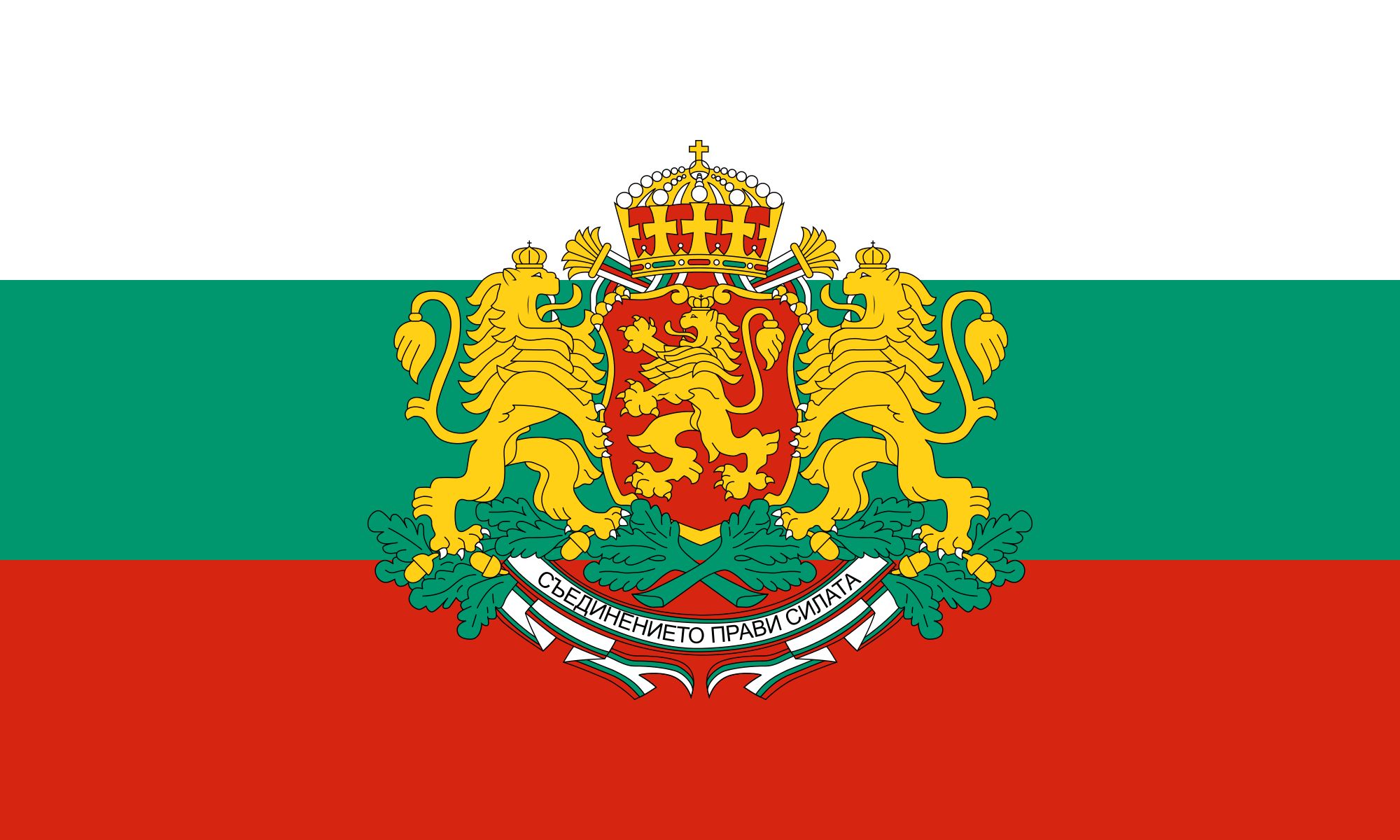 Популярные заставки и фоны Флаг Болгарии на компьютер