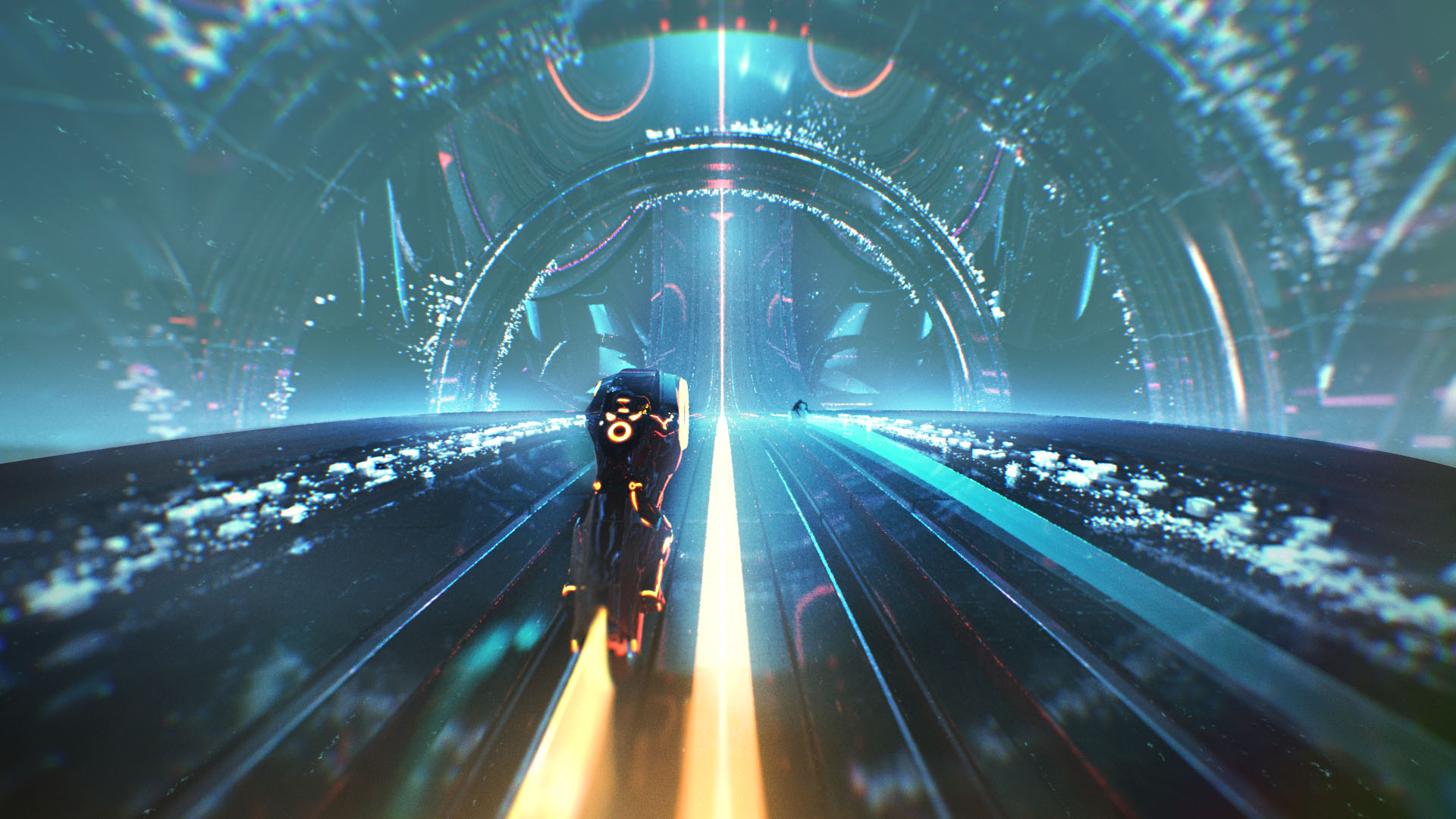 Die besten Tron Run/r-Hintergründe für den Telefonbildschirm