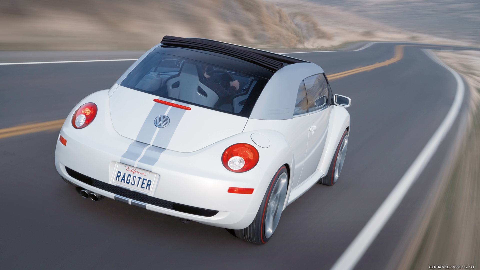 Download mobile wallpaper 2005 Volkswagen Beetle Ragster, Volkswagen, Vehicles for free.