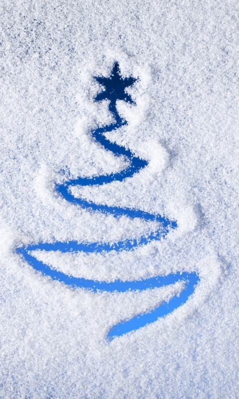 Скачать картинку Снег, Рождество, Рождественская Елка, Праздничные в телефон бесплатно.