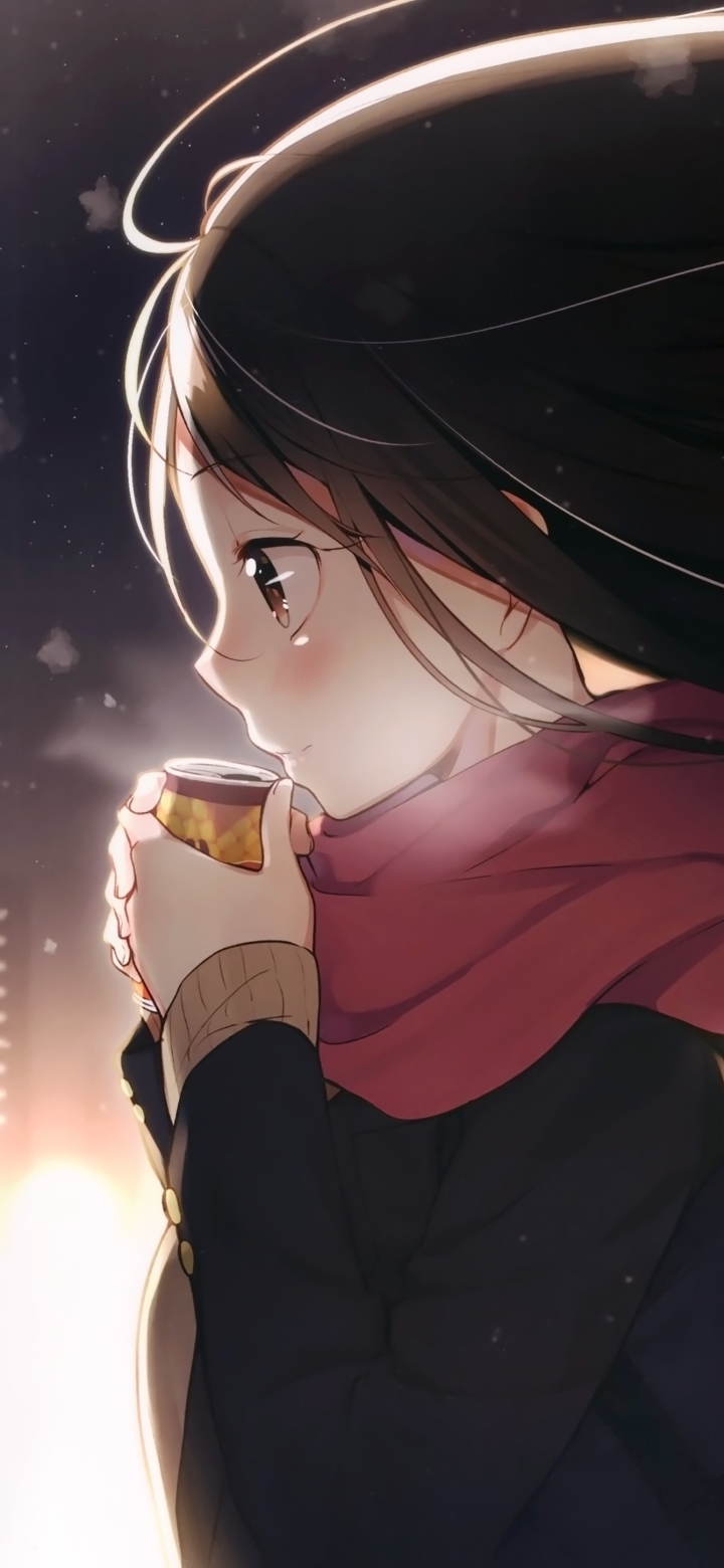 Handy-Wallpaper Winter, Original, Animes kostenlos herunterladen.