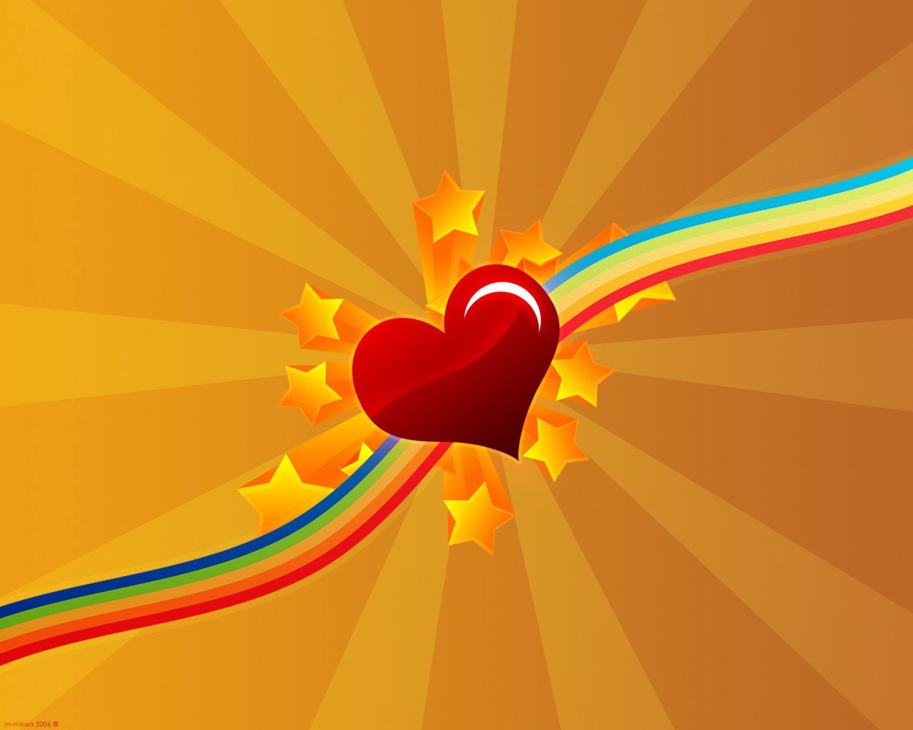 Download mobile wallpaper Stars, Stripes, Streaks, Heart, Lines, Love for free.