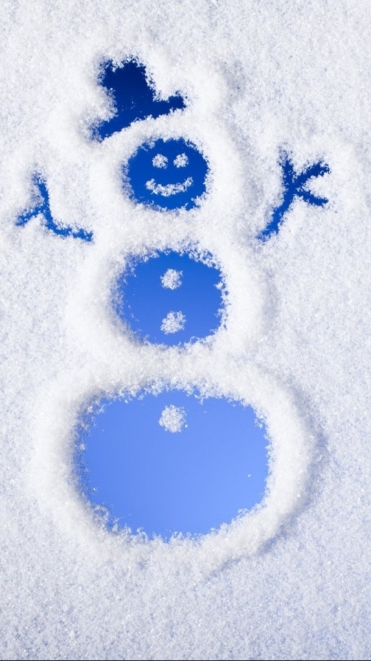 Скачать картинку Снеговик, Праздничные в телефон бесплатно.