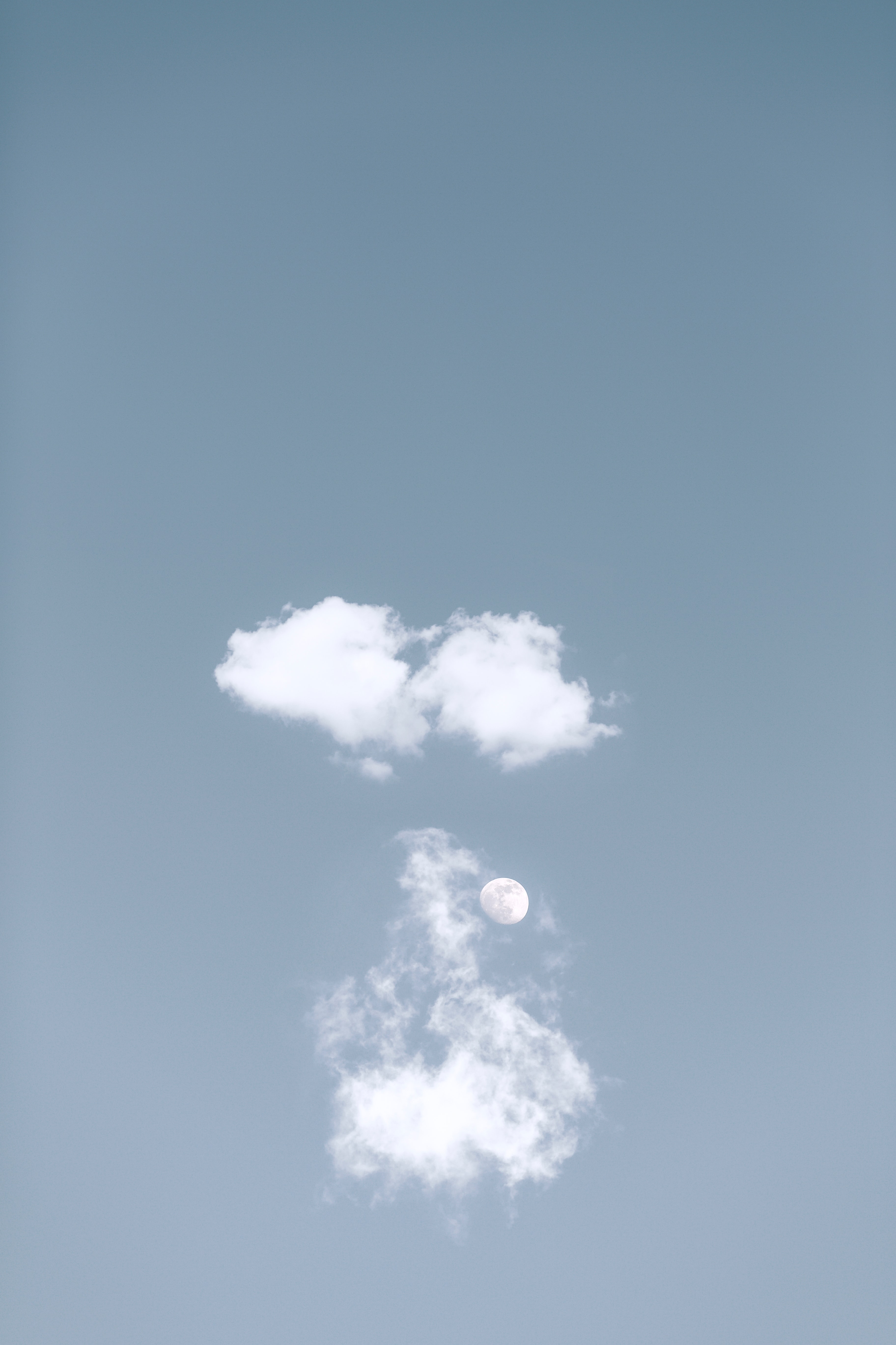 miscellaneous, sky, clouds, moon, miscellanea, satellite desktop HD wallpaper