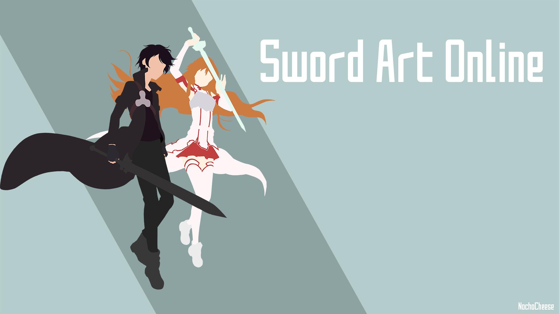 Laden Sie das Animes, Asuna Yuuki, Sword Art Online, Kirito (Schwertkunst Online)-Bild kostenlos auf Ihren PC-Desktop herunter