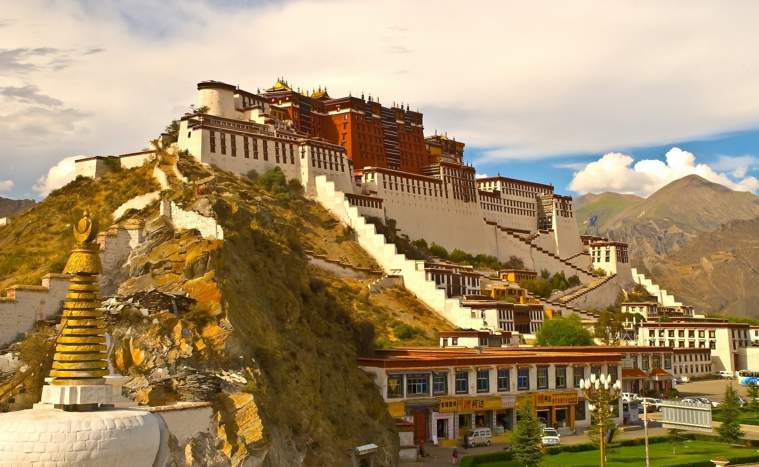 Популярні заставки і фони Тибет на комп'ютер