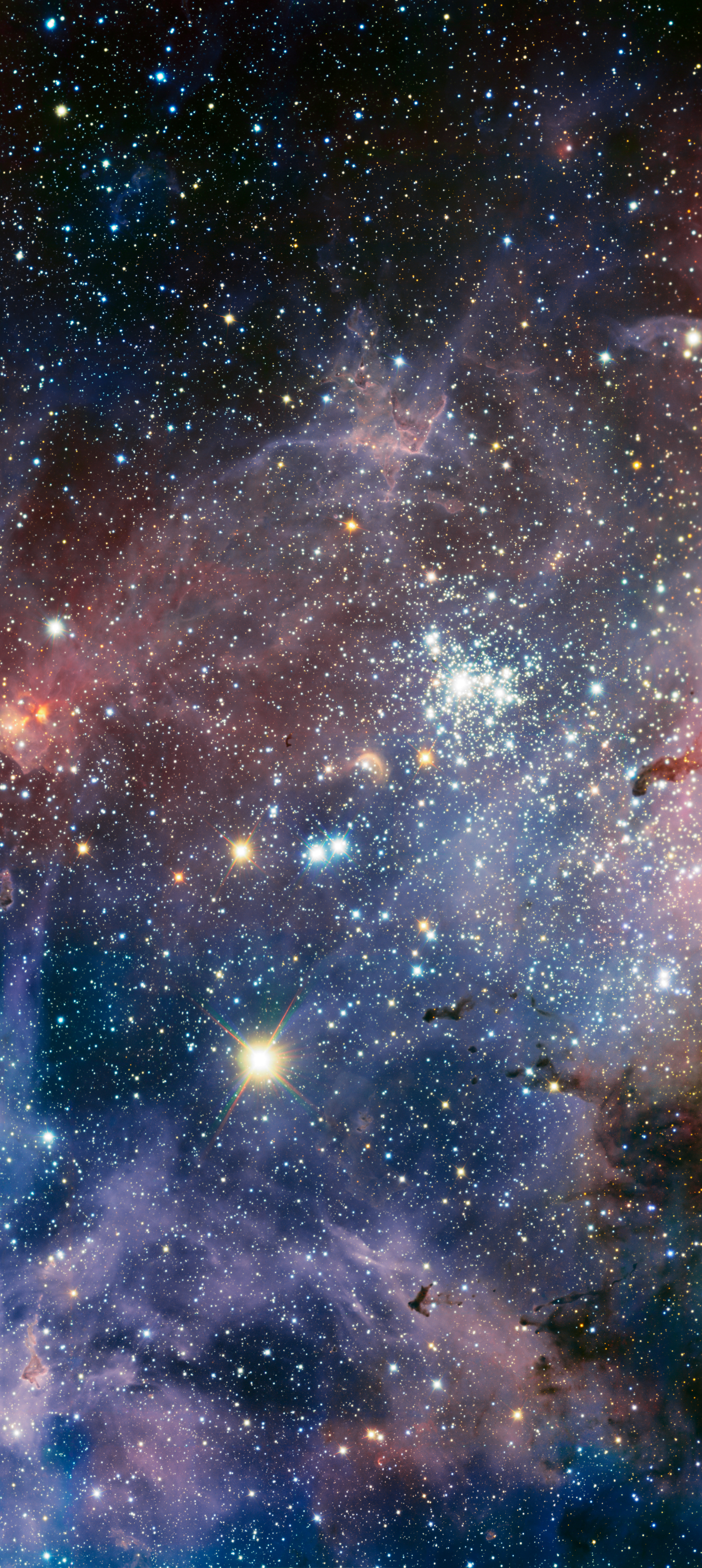 Download mobile wallpaper Stars, Nebula, Sci Fi, Carina Nebula for free.