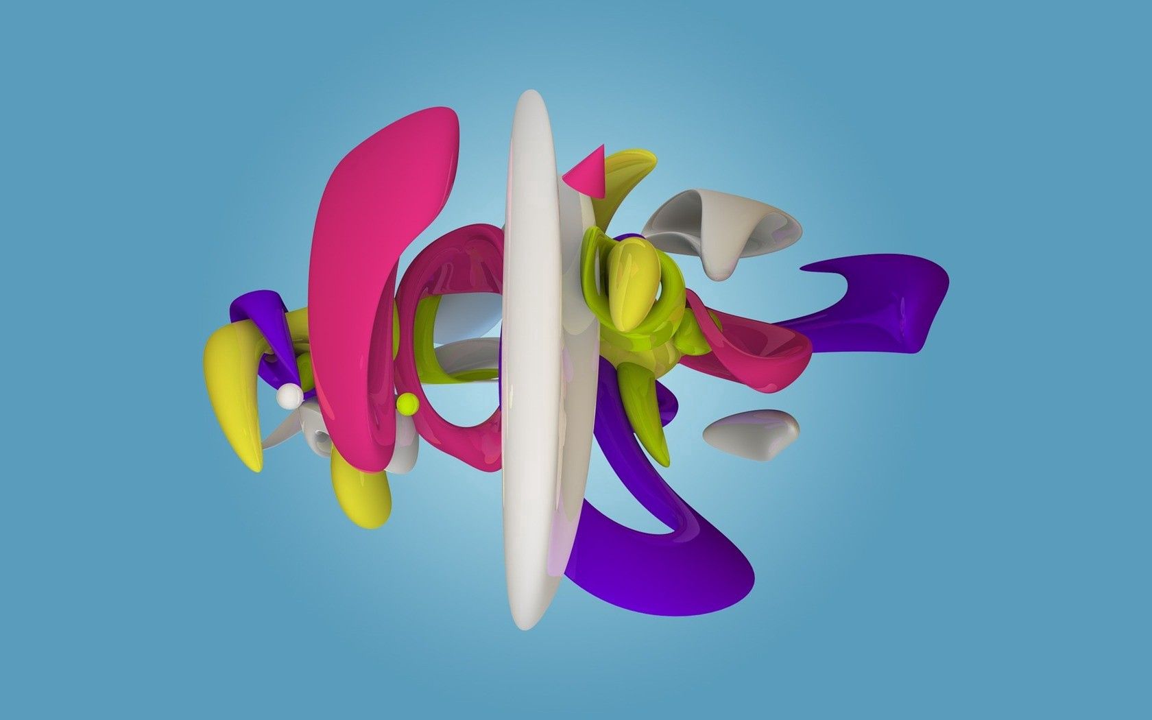 Free download wallpaper Motley, Form, Figure, Multicolored, 3D on your PC desktop