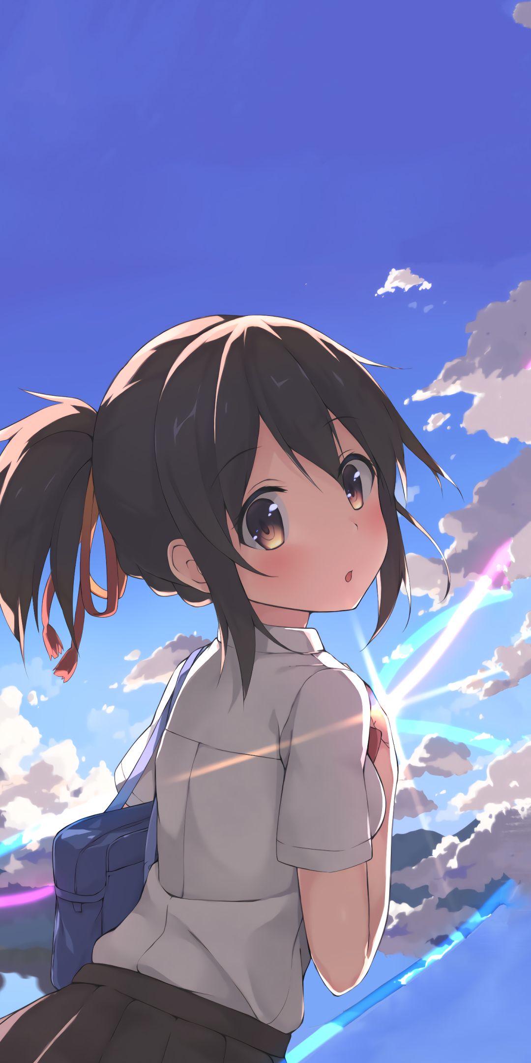 Download mobile wallpaper Anime, Your Name, Kimi No Na Wa, Mitsuha Miyamizu for free.